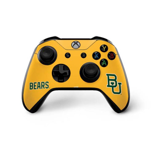 Baylor University BU Yellow Xbox One X Controller Skin