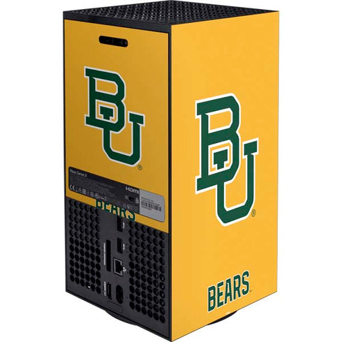 Baylor University BU Yellow Xbox Series X Bundle Skin