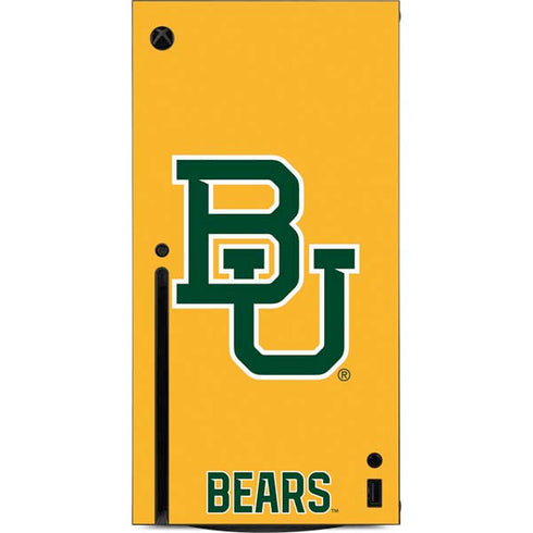 Baylor University BU Yellow Xbox Series X Console Skin