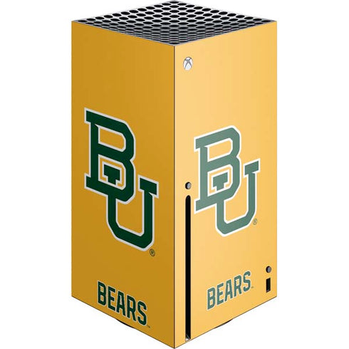 Baylor University BU Yellow Xbox Series X Console Skin