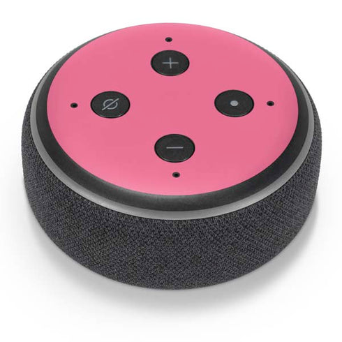 Bubble Gum Pink Amazon Echo Dot Skin