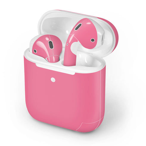Bubble Gum Pink Apple AirPods 2 Skin