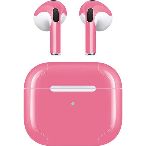 Bubble Gum Pink Apple AirPods (3rd Gen 2021) Skin