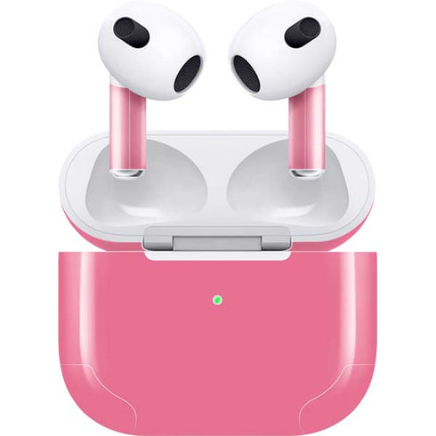 Bubble Gum Pink Apple AirPods (3rd Gen 2021) Skin