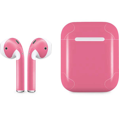Bubble Gum Pink Apple AirPods Skin