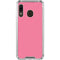Bubble Gum Pink Galaxy A30 Clear Case