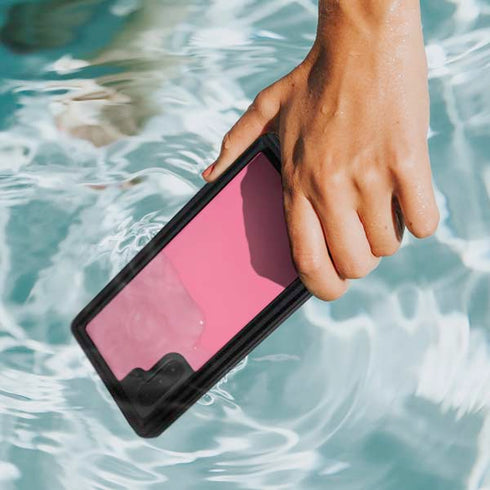 Bubble Gum Pink Galaxy Note 10 Waterproof Case