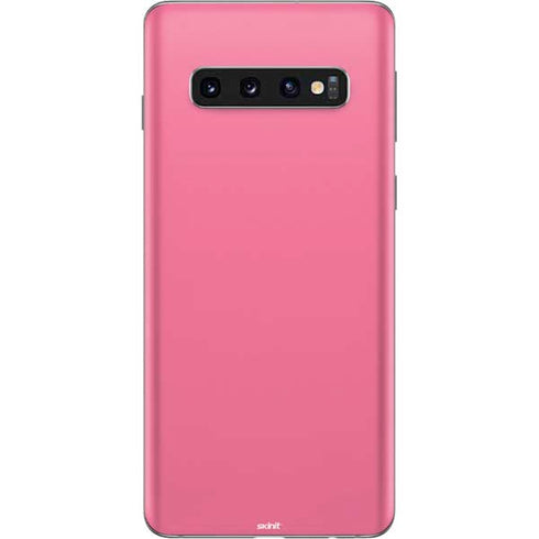 Bubble Gum Pink Galaxy S10 Skin