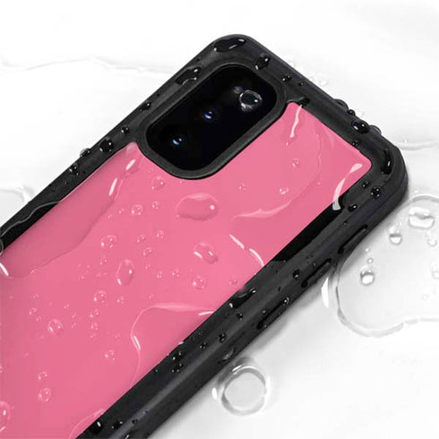 Bubble Gum Pink Galaxy S20 Waterproof Case