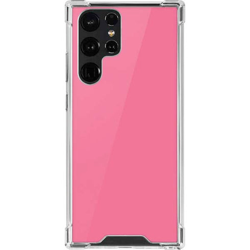 Bubble Gum Pink Galaxy S22 Ultra Clear Case