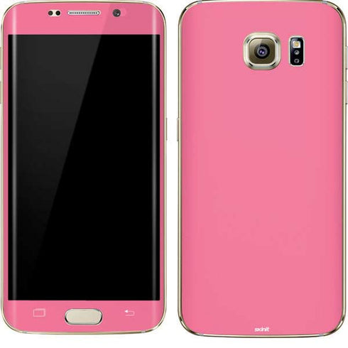 Bubble Gum Pink Galaxy S7 Edge Skin