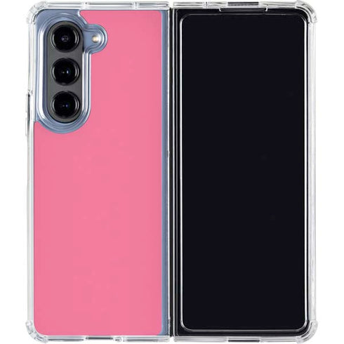 Bubble Gum Pink Galaxy Z Fold5 5G Clear Case