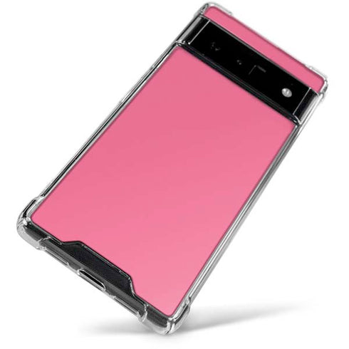 Bubble Gum Pink Google Pixel 6 Clear Case