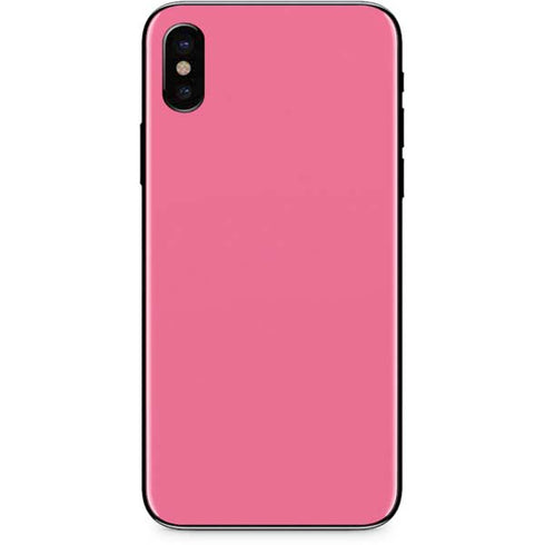 Bubble Gum Pink iPhone X Skin