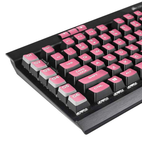 Bubble Gum Pink K95 RGB PLATINUM Mechanical Gaming Keyboard Skin
