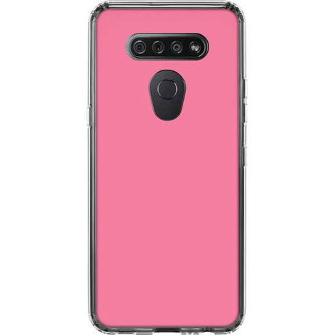 Bubble Gum Pink LG K51/Q51 Clear Case