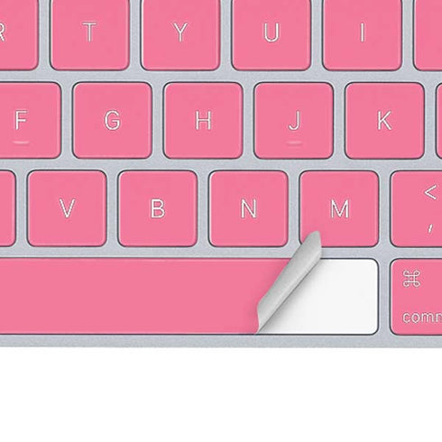Bubble Gum Pink Magic Keyboard Skin