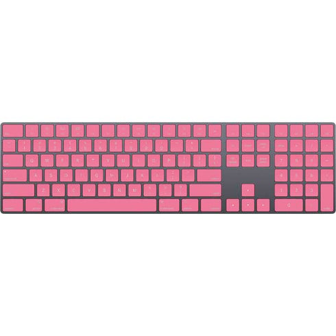 Bubble Gum Pink Magic Keyboard with Numeric Keypad Skin