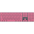 Bubble Gum Pink Magic Keyboard with Numeric Keypad Skin