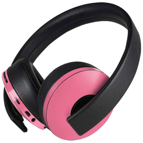 Bubble Gum Pink PlayStation 4 Gold Wireless Headset Skin