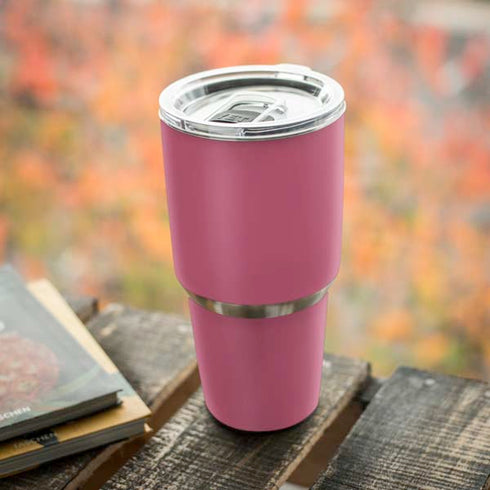 Bubble Gum Pink Yeti 30oz Rambler Tumbler Skin