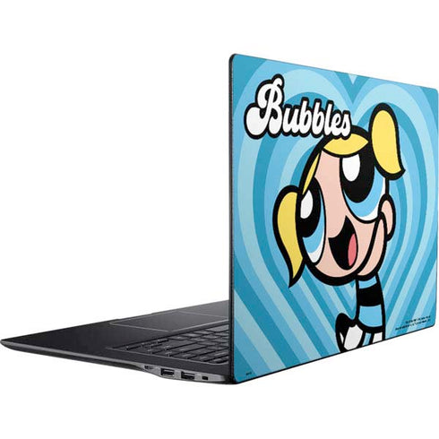 Cartoon Network Powerpuff Girls Bubbles Blue Hearts Ativ Book 9 (15.6in 2014) Skin