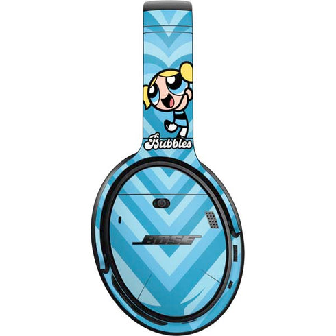 Cartoon Network Powerpuff Girls Bubbles Blue Hearts Bose QuietComfort 35 Headphones Skin