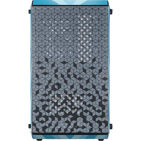 Cartoon Network Powerpuff Girls Bubbles Blue Hearts Cooler Master MasterBox Q300L Mini Tower Skin