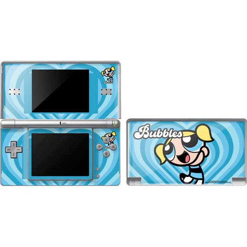 Cartoon Network Powerpuff Girls Bubbles Blue Hearts DS Lite Skin