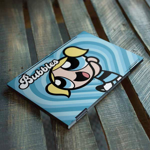 Cartoon Network Powerpuff Girls Bubbles Blue Hearts HP Envy Skin