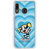 Cartoon Network Powerpuff Girls Bubbles Blue Hearts Galaxy A20 Clear Case