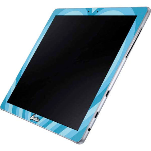 Cartoon Network Powerpuff Girls Bubbles Blue Hearts Galaxy Book 12in Skin