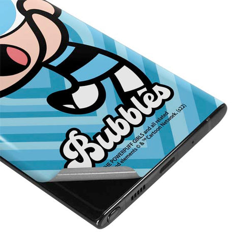 Cartoon Network Powerpuff Girls Bubbles Blue Hearts Galaxy Note 10 Plus Skin