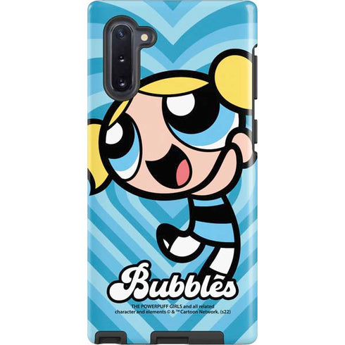 Cartoon Network Powerpuff Girls Bubbles Blue Hearts Galaxy Note 10 Pro Case