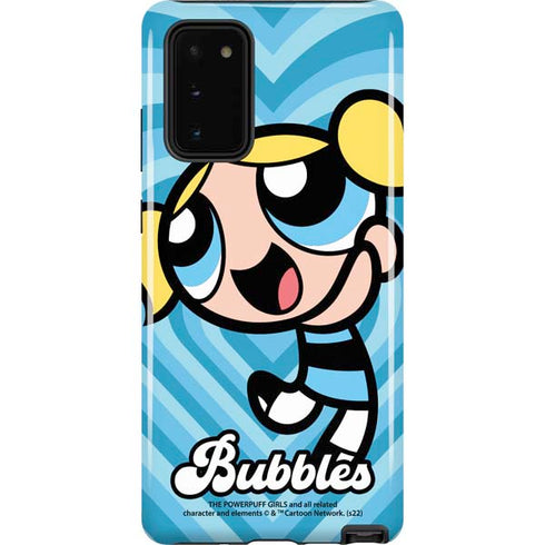Cartoon Network Powerpuff Girls Bubbles Blue Hearts Galaxy Note20 5G Pro Case