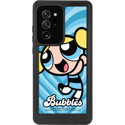 Cartoon Network Powerpuff Girls Bubbles Blue Hearts Galaxy Note20 Ultra 5G Waterproof Case