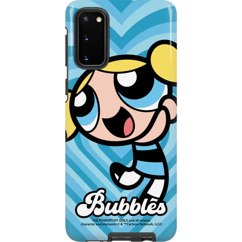 Cartoon Network Powerpuff Girls Bubbles Blue Hearts Galaxy S20 Pro Case