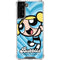 Cartoon Network Powerpuff Girls Bubbles Blue Hearts Galaxy S21 FE Clear Case