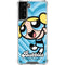 Cartoon Network Powerpuff Girls Bubbles Blue Hearts Galaxy S21 Plus 5G Clear Case