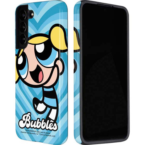 Cartoon Network Powerpuff Girls Bubbles Blue Hearts Galaxy S22 Pro Case