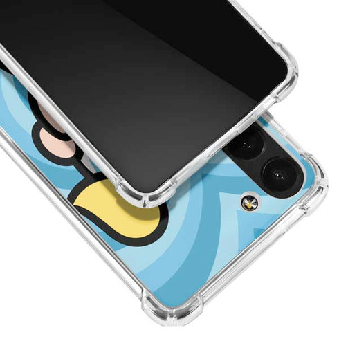 Cartoon Network Powerpuff Girls Bubbles Blue Hearts Galaxy S23 Clear Case