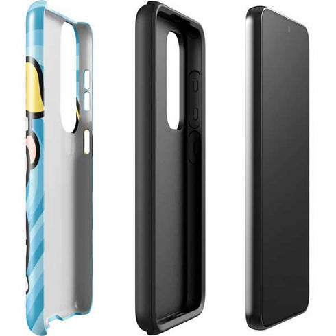 Cartoon Network Powerpuff Girls Bubbles Blue Hearts Galaxy S23 Plus Pro Case
