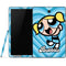 Cartoon Network Powerpuff Girls Bubbles Blue Hearts Samsung Galaxy Tab Skin