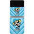 Cartoon Network Powerpuff Girls Bubbles Blue Hearts Galaxy Z Flip3 5G Skin