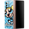 Cartoon Network Powerpuff Girls Bubbles Blue Hearts Galaxy Z Fold2 5G Skin