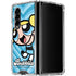 Cartoon Network Powerpuff Girls Bubbles Blue Hearts Galaxy Z Fold4 5G Clear Case