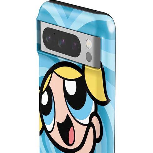 Cartoon Network Powerpuff Girls Bubbles Blue Hearts Google Pixel 8 Pro Impact Case
