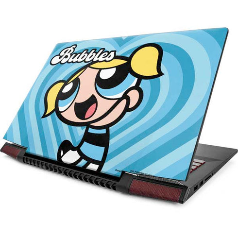 Cartoon Network Powerpuff Girls Bubbles Blue Hearts Lenovo IdeaPad Skin