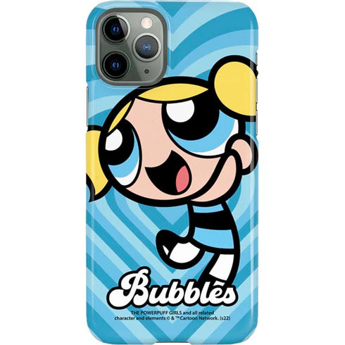 Cartoon Network Powerpuff Girls Bubbles Blue Hearts iPhone 11 Pro Lite Case