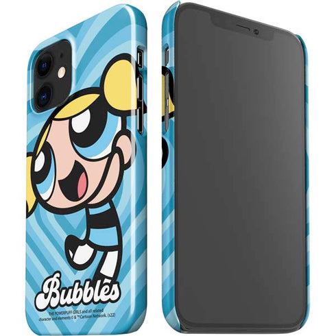 Cartoon Network Powerpuff Girls Bubbles Blue Hearts iPhone 12 Mini Lite Case